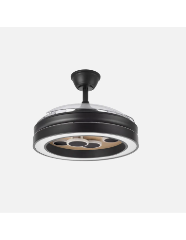 Ventilador DC Cupido 55W Negro/Madera