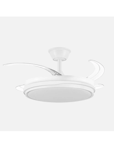 Ventilador DC Templado 59W Blanco