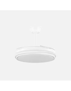 Ventilador DC Templado 59W Blanco 2