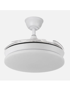 Ventilador DC Tridente Mini 59W Blanco