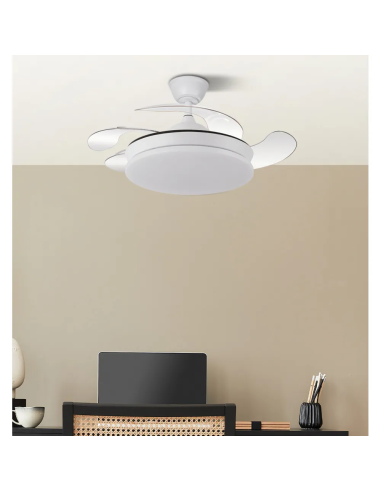 Ventilador DC Tridente Mini 59W Blanco