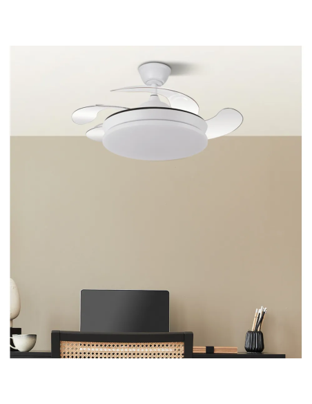 Ventilador DC Tridente Mini 59W Blanco