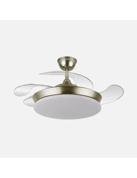 Ventilador DC Tridente Mini 59W Cuero