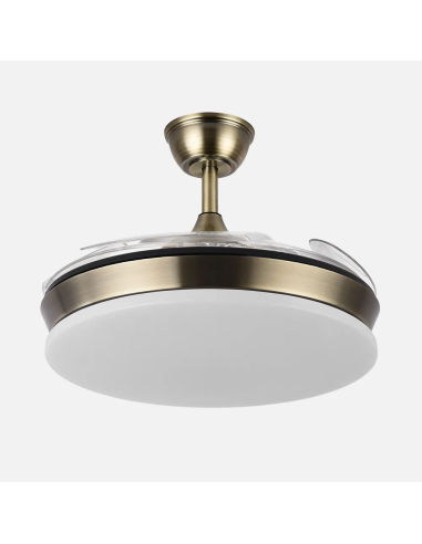 Ventilador DC Tridente Mini 59W Cuero