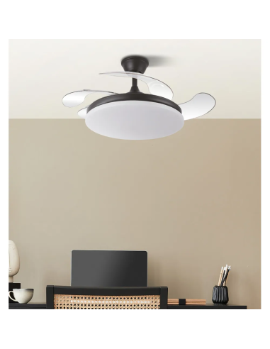 Ventilador DC Tridente Mini 59W Negro