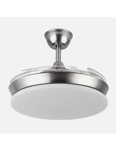 Ventilador DC Tridente Mini 59W Niquel 2