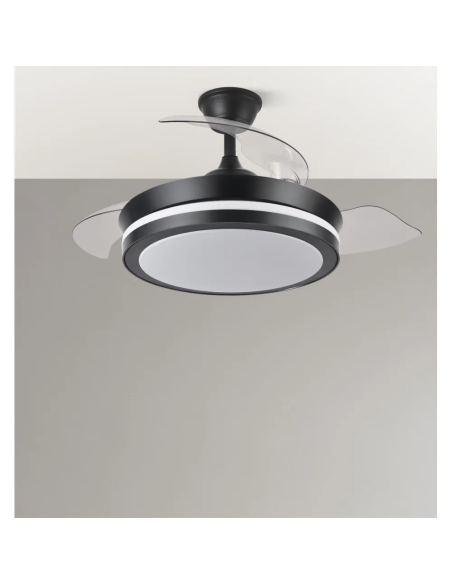 Ventilador DC Esparta Mini 59W Negro