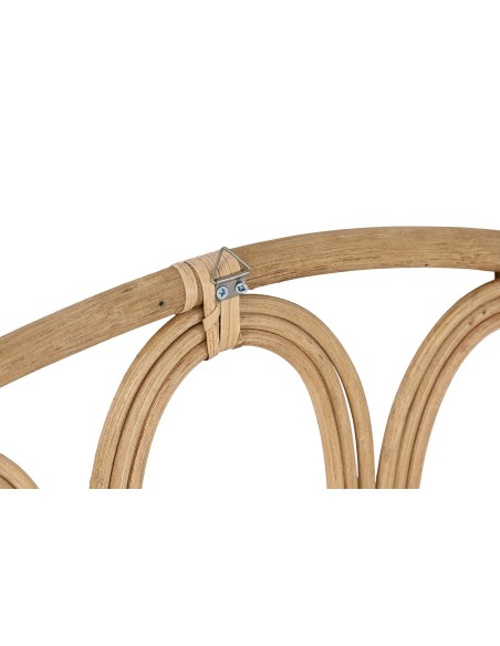 Cabecero de Cama Bambú Ratán Natural