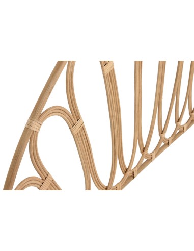 Cabecero de Cama Bambú Ratán Natural