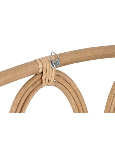 Cabecero de Cama Bambú Ratán Natural