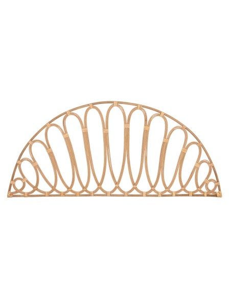 Cabecero de Cama Bambú Ratán Natural