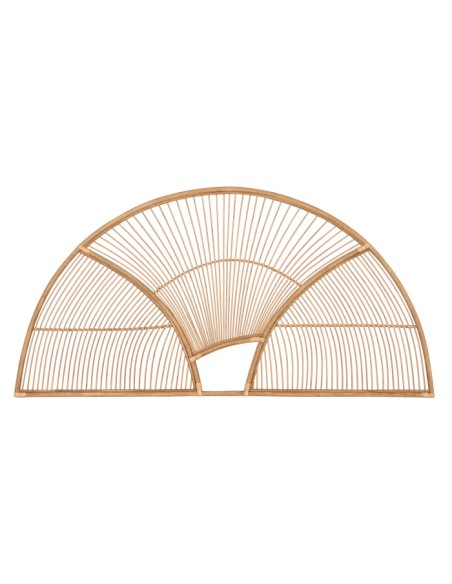 Cabecero de Cama Bambú Ratán Natural