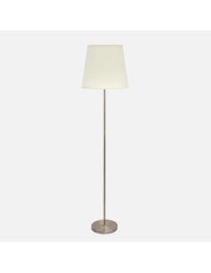 Lampara de Pie Estilo Maldivas en Cuero