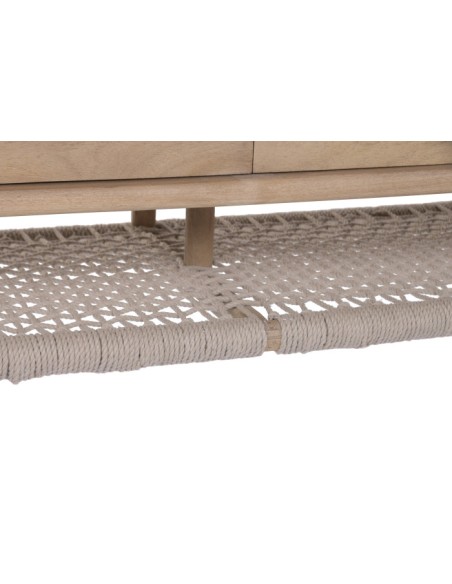 Mueble Aparador de Acacia y Cuerda