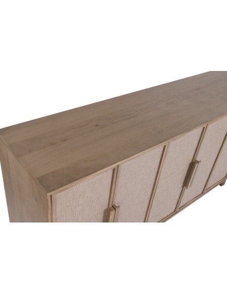 Mueble Aparador de Mango y Ratán