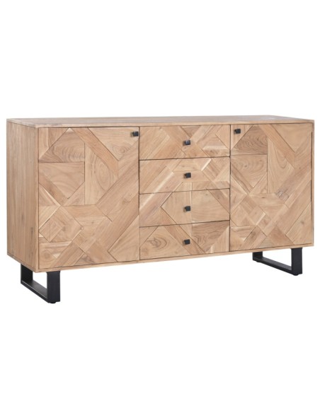 Mueble Aparador de Acacia y Metal