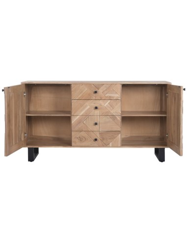 Mueble Aparador de Acacia y Metal