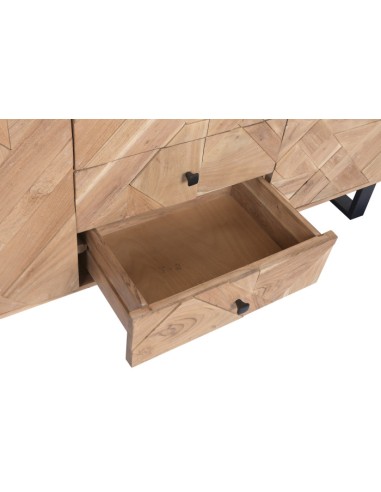 Mueble Aparador de Acacia y Metal