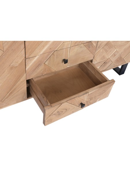 Mueble Aparador de Acacia y Metal
