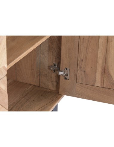 Mueble Aparador de Acacia y Metal