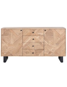 Mueble Aparador de Acacia y Metal