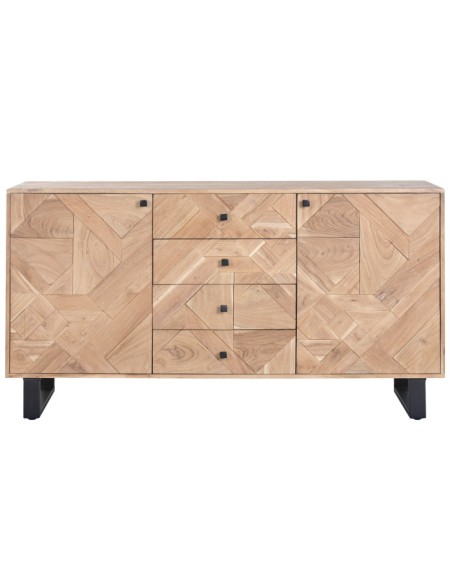 Mueble Aparador de Acacia y Metal