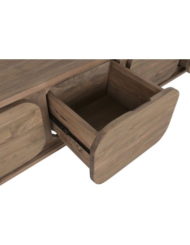 Mueble TV de Teca Reciclada