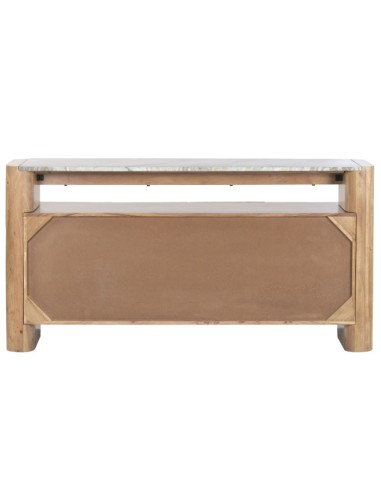 Mueble Aparador de Acacia y Mármol