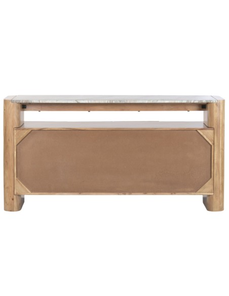 Mueble Aparador de Acacia y Mármol
