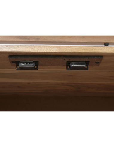 Mueble Aparador de Acacia y Mármol