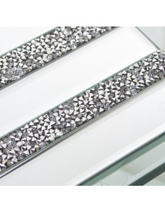 Joyero de Cristal de Espejo con Brillantes 2