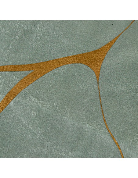 Camino de Mesa en Verde y Oro