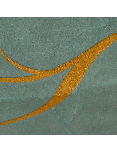 Camino de Mesa en Verde y Oro