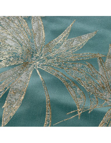 Camino de Mesa en Azul con Flores