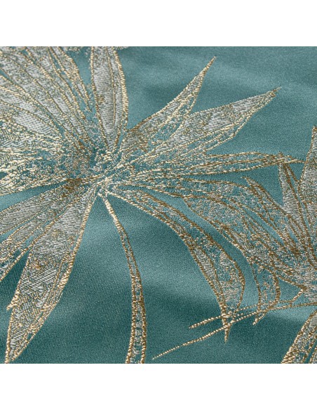 Camino de Mesa en Azul con Flores