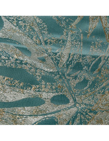 Camino de Mesa en Azul con Flores