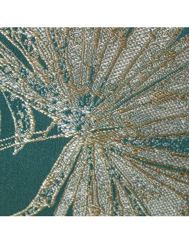 Camino de Mesa en Azul con Flores