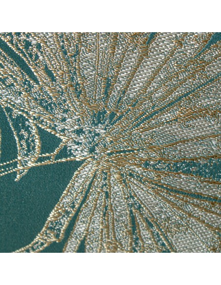 Camino de Mesa en Azul con Flores