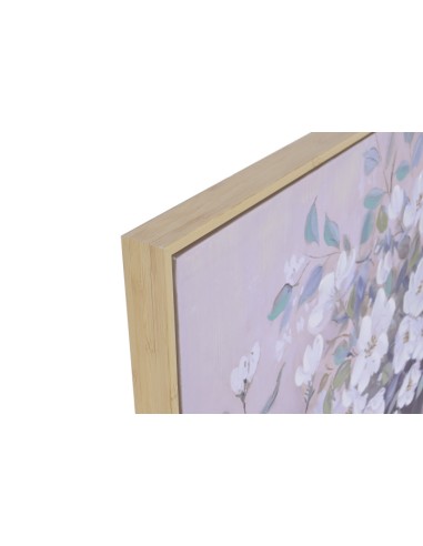 Cuadro en Lienzo con Diseño Chica con Flores