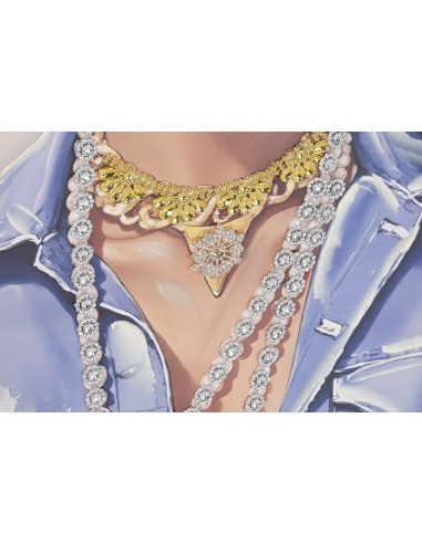 Cuadro en Lienzo con Diseño Africana Lacado