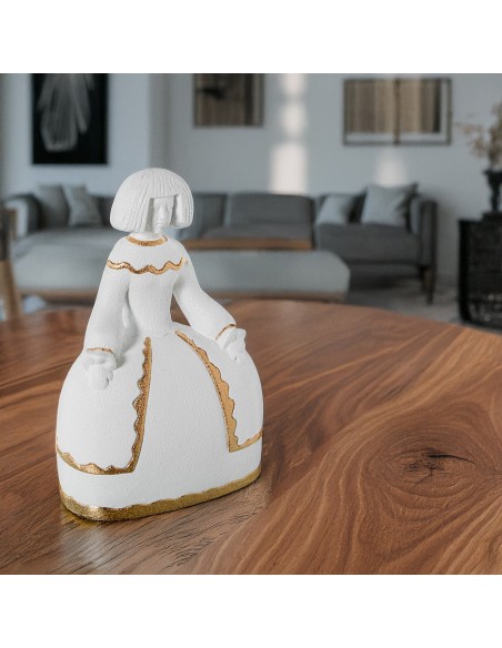 Figura de Cerámica con Diseño de Menina