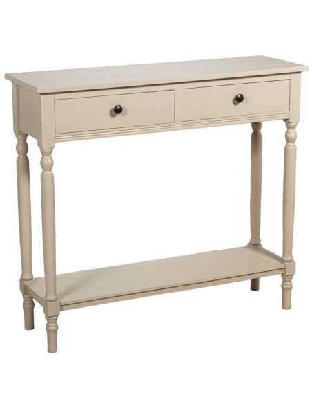 Mesa de Entrada de Madera 2 Cajones