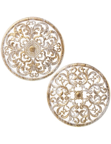 Retablo de Madera con Relieve Redondo