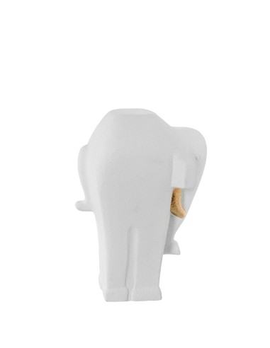 Figura de Cerámica con Diseño de Elefante