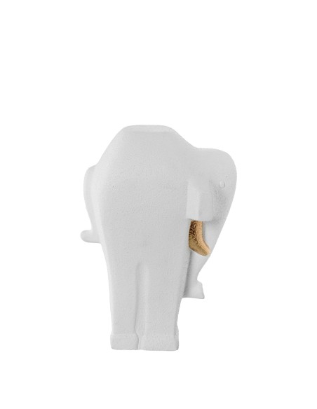 Figura de Cerámica con Diseño de Elefante
