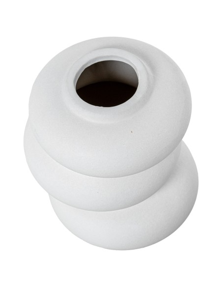 Jarrón de Cerámica Blanco Pequeño