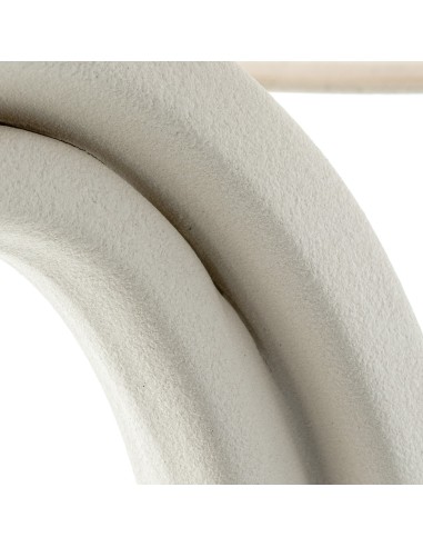 Lampara Sobremesa de Cerámica Crema