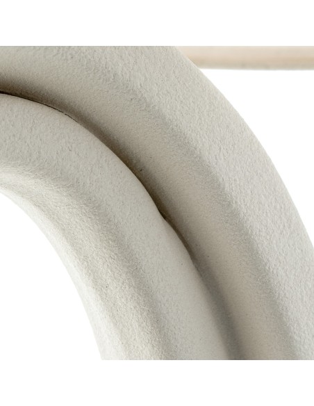 Lampara Sobremesa de Cerámica Crema