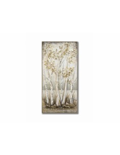 Cuadro en Lienzo con Diseño Arboles en Relieve 2