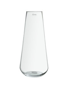 Jarrón de Cristal Transparente 40 cm